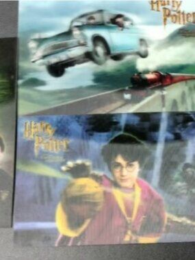 4 Harry Potter and the Chamber of Secrets 3-D Collector Cards